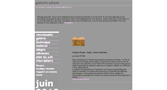 Desktop Screenshot of galerie-photo.com